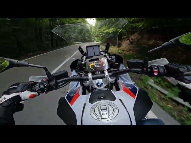 [POV] BMW R1250GSA Trophy - Test Ride | RAW Sound