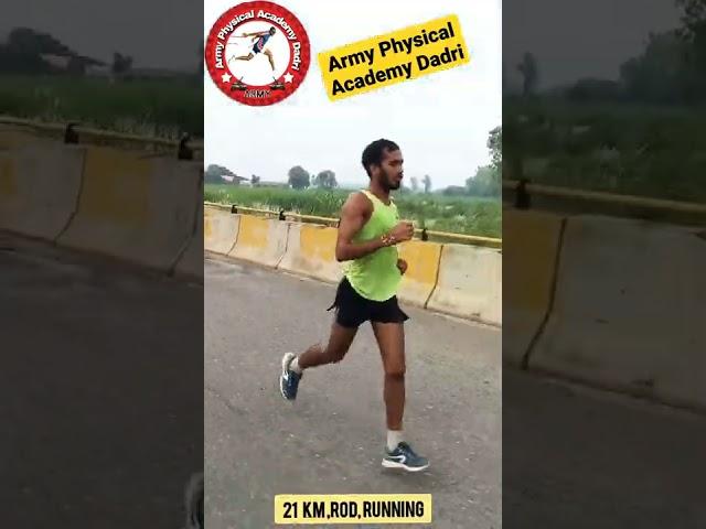 21 km rod running // #Army_Physical_Academy_Dadri#army_running || #joinindianarmy