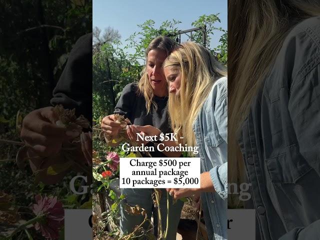 Believe it or not, people WILL pay for your garden knowledge and expertise! #garden #smallbusiness