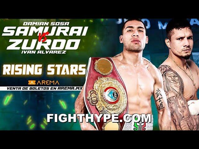 DAMIAN "SAMURAI" SOSA VS. IVAN "ZURDO" ALVAREZ TOSCANO BOXING FIGHT NIGHT