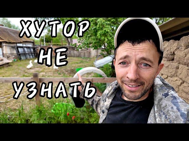  ПРЕОБРАЖЕНИЕ МЕЧТЫ : КАК МЫ РАСХЛАМИЛИ ХУТОР ДО НЕУЗНАВАЕМОСТИ  Смотрим, как он оживает