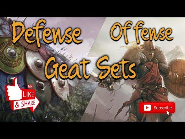 Offense and Defense Hero Gear and Sets // Vikings: War of Clans