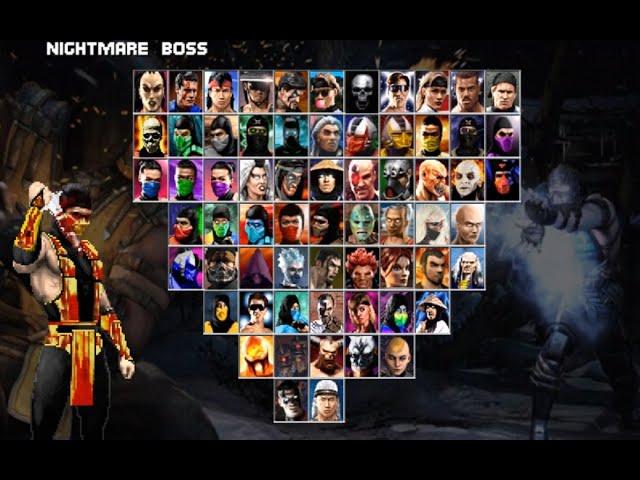 Mortal Kombat The Dragon Tournament - NIGHTMARE BOSS Gameplay Playthrough