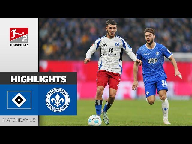 All Square! | Hamburger SV - SV Darmstadt 98 2-2 | Highlights | Matchday 15 - Bundesliga 2 2024/25