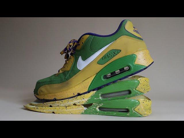 Process of Restoring Very Old Nike Air Max 90