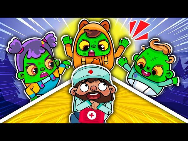 Doctor Treats Zombie Babies | Comy Toons Nursery Rhymes & Kids Songs