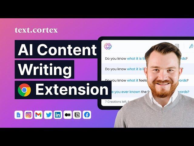 TextCortex: AI Content Writing Extension for Google Chrome