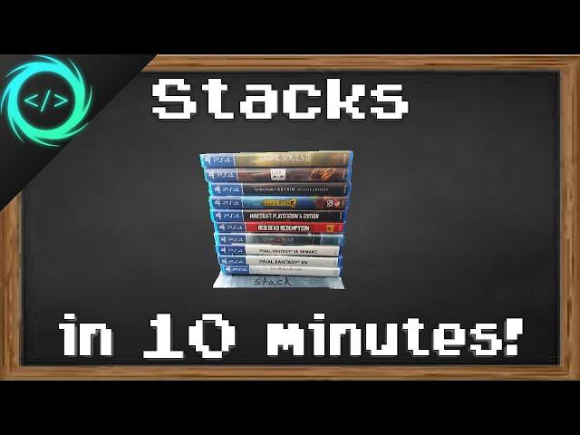 Learn Stack data structures in 10 minutes 