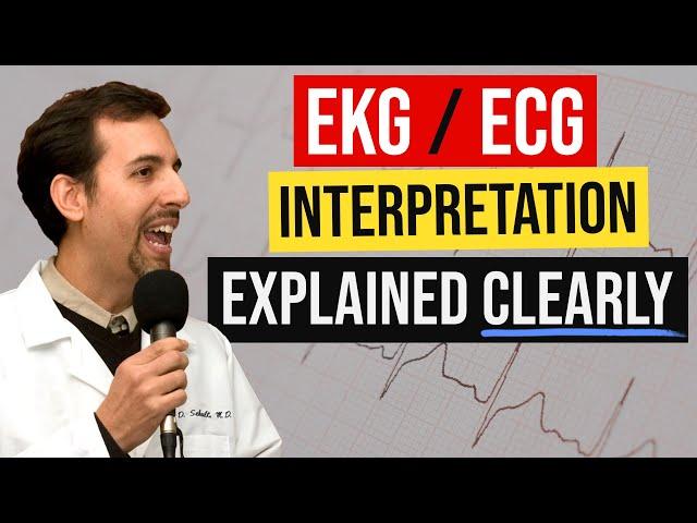 ECG Interpretation Made Easy - How to Read a 12 Lead EKG Systematically!