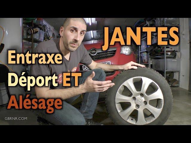   TOUT sur les JANTES: diamètre, entraxe, alésage, déport, ET, offset…   décodage