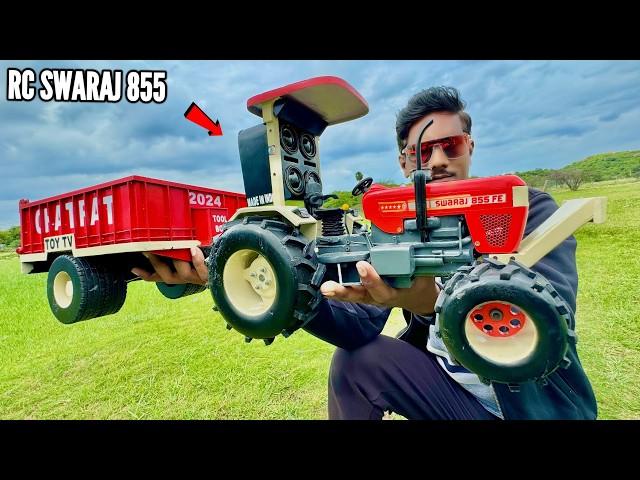 RC Swaraj 855 FE Tractor Unboxing & Testing - Chatpat toy TV