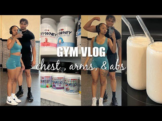 gym vlog : come do upper body with me (beginner friendly)