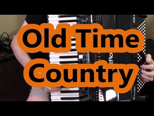 Roland Accordion, Old Time Country Songs, 23 minutes, Dale Mathis