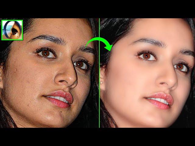 High- End Skin Retouching in Photoshop I Face Smooth in Photoshop I High-End Skin Softening Tutorial