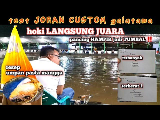 test joran custom, mancing galatama ikan mas, pancing hampir jadi korban ‼️#GP-94