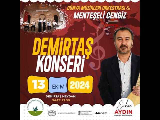 #CANLI  Osmangazi Belediyesi Dünya Müzikleri Orkestrası