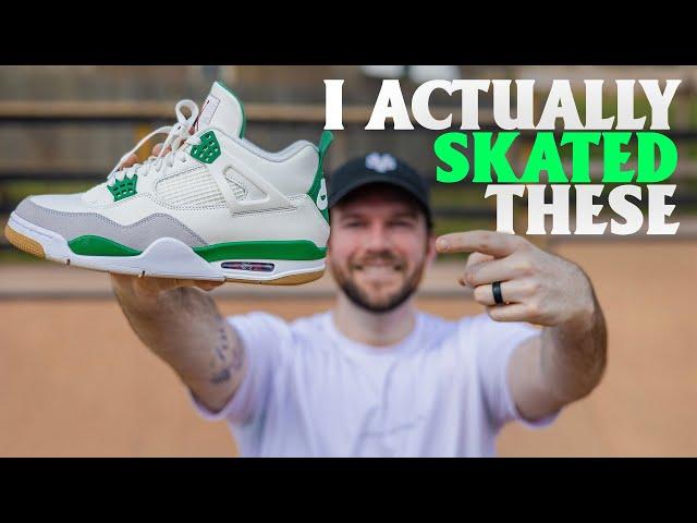 Nike SB x Air Jordan 4: Skateboarding Test & Review! 
