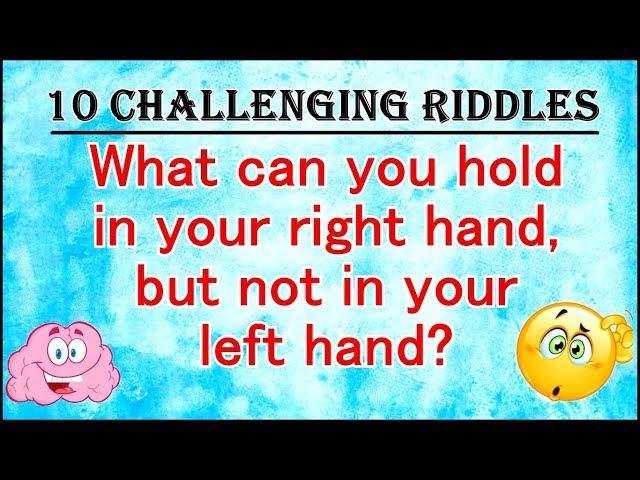 Can you solve these Challenging Riddles?