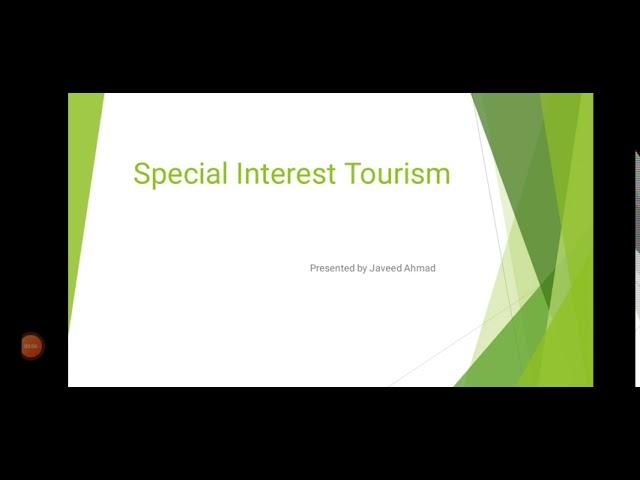 Bttm/3rd sem/Special Interest tourism/Introduction