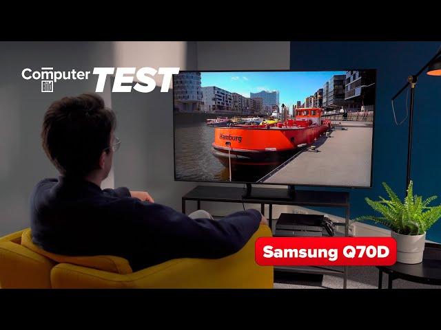 Der Samsung Q70D punktet im Fernseher-Test mit 120 Hertz & Top-Ausstattung