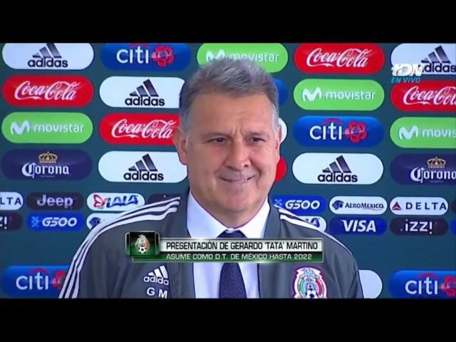 PRESENTACION DEL TATA MARTINO NUEVO DT DE MEXICO