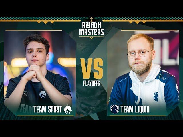 Team Spirit vs. Team Liquid // Riyadh Masters 2023 – Day 12 – Playoffs