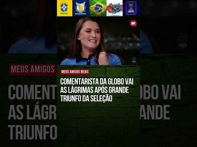 Ana Thaís Matos chora com Brasil na final olímpica do futebol #futebol #olimpiadas