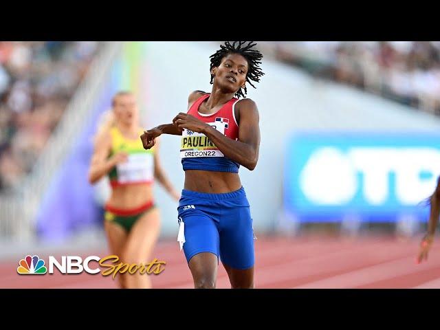 Paulino hangs on for 400 finals berth, teenage sensation Talitha Diggs just misses | NBC Sports