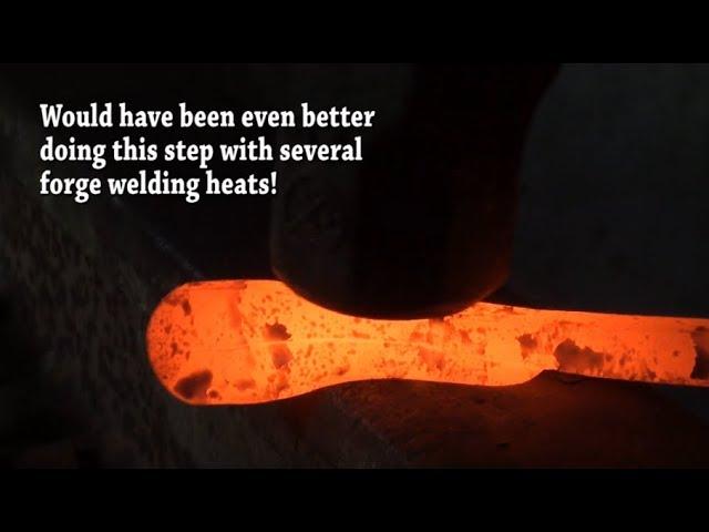 Tongs - Forge welded Boss / Hinge method - Not forge welding on the Reins! Blacksmithing