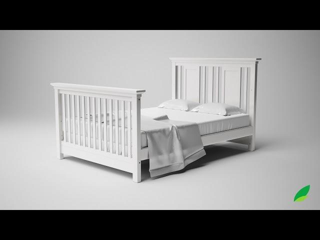 Lifetime Furniture | 5 - 1 Convertible Crib Design | Romina Furniture | Good Life from Day 1™