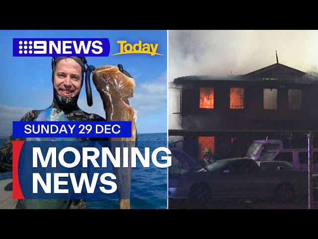 Fatal shark attack in Queensland; Sydney home up in flames | 9 News Australia