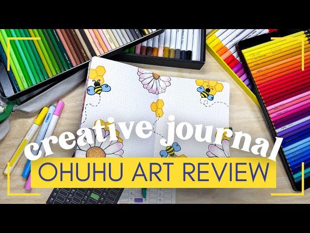 March 2025 Creative Journal Setup [Ohuhu Pens Unboxing & Review]