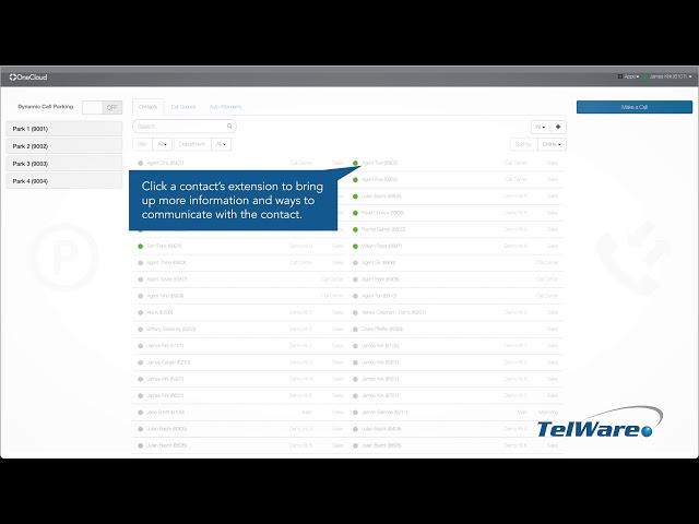 OneCloud | How to Use the Attendant Console | TelWare