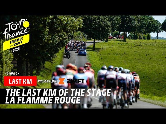 Last Km - Stage 5 - Tour de France Femmes avec Zwift 2024