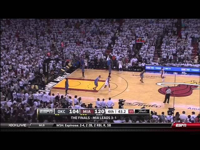 2012 NBA Finals Game 5: Miami Heat vs OKC Thunder Final Minutes