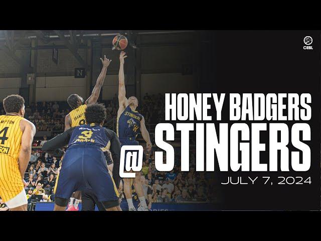 Brampton Honey Badgers at Edmonton Stingers | Game Highlights | July 7, 2024
