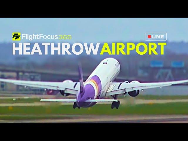 London Heathrow Airport Live LHR - Saturday 8th March 2025