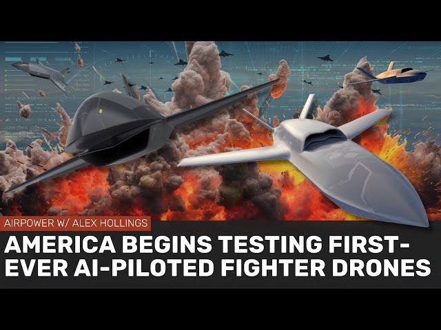 The US begins testing world's FIRST AI-Piloted fighter drones