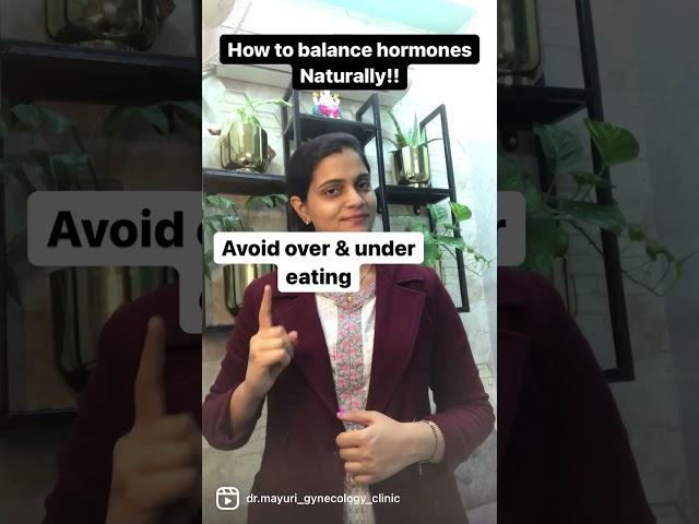 How To Balance Hormones Naturally?