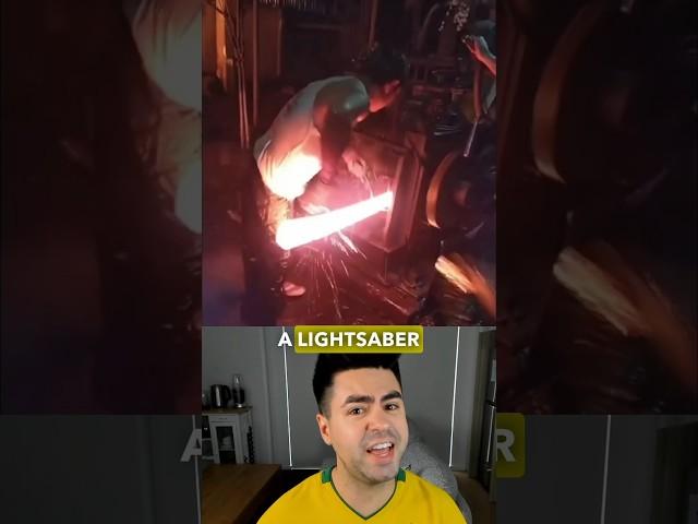 Bro making lightsabers 