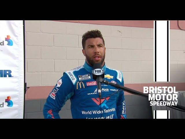 Bubba Wallace after Michael McDowell contact: 'What a joke he is' | NASCAR at Bristol