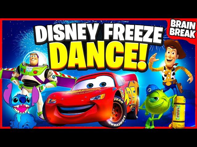 Disney Freeze Dance | Brain Breaks For Kids | Just Dance | Danny Go Noodle