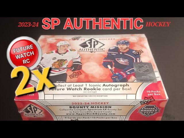 FINALLY! ‍️ RIPPING ANOTHER BOX OF 2023-24 SP AUTHENTIC HOCKEY LOOKING FOR FUTURE WATCH AUTOGRAPHS