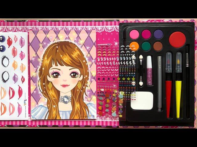 Makeup toys for princess doll - lipstick, eyeliner, nail polish (ChimXinh channel)