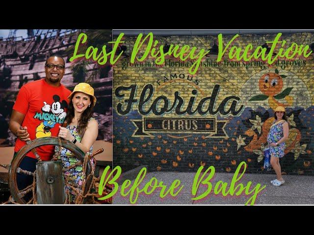 OUR LAST DISNEY VACATION BEFORE BABY || DISNEYWORLD ARRIVAL DAY