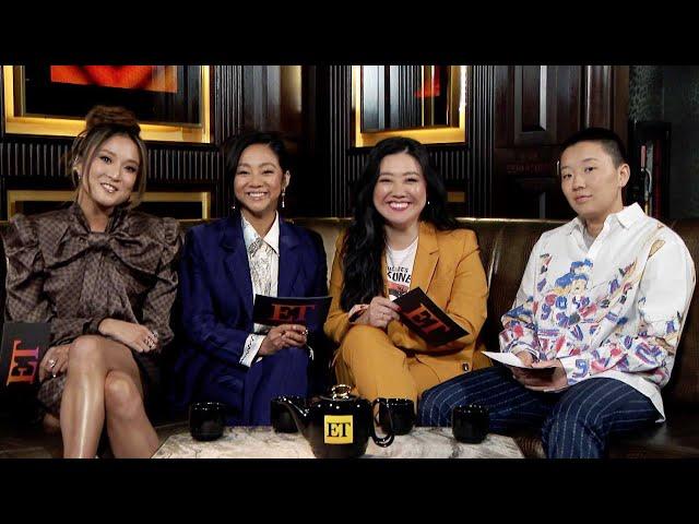 Joy Ride Cast Gets EMOTIONAL Interviewing Each Other | Spilling the E-Tea