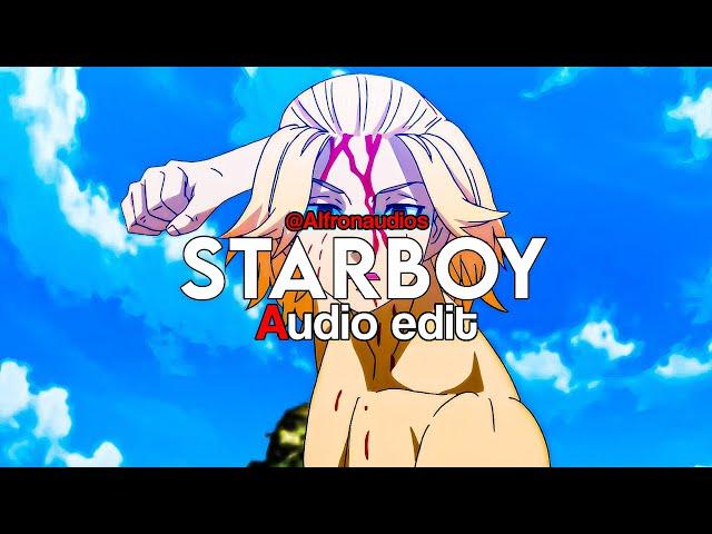 Starboy audio edit | Copyright free song | Alfron audios