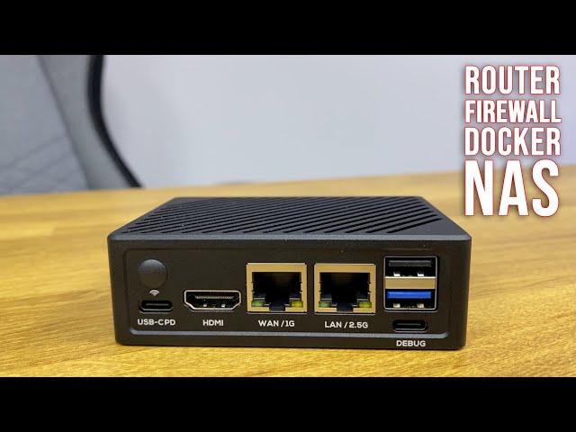 A Router, Firewall, NAS, Docker ALL in ONE !! NanoPi R6C