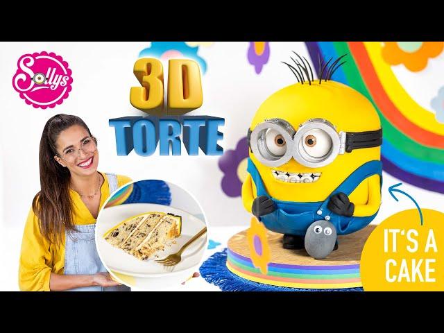 Minions Motivtorte / 3D Minion / Sallys Welt