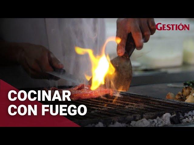 Cocinar con fuego